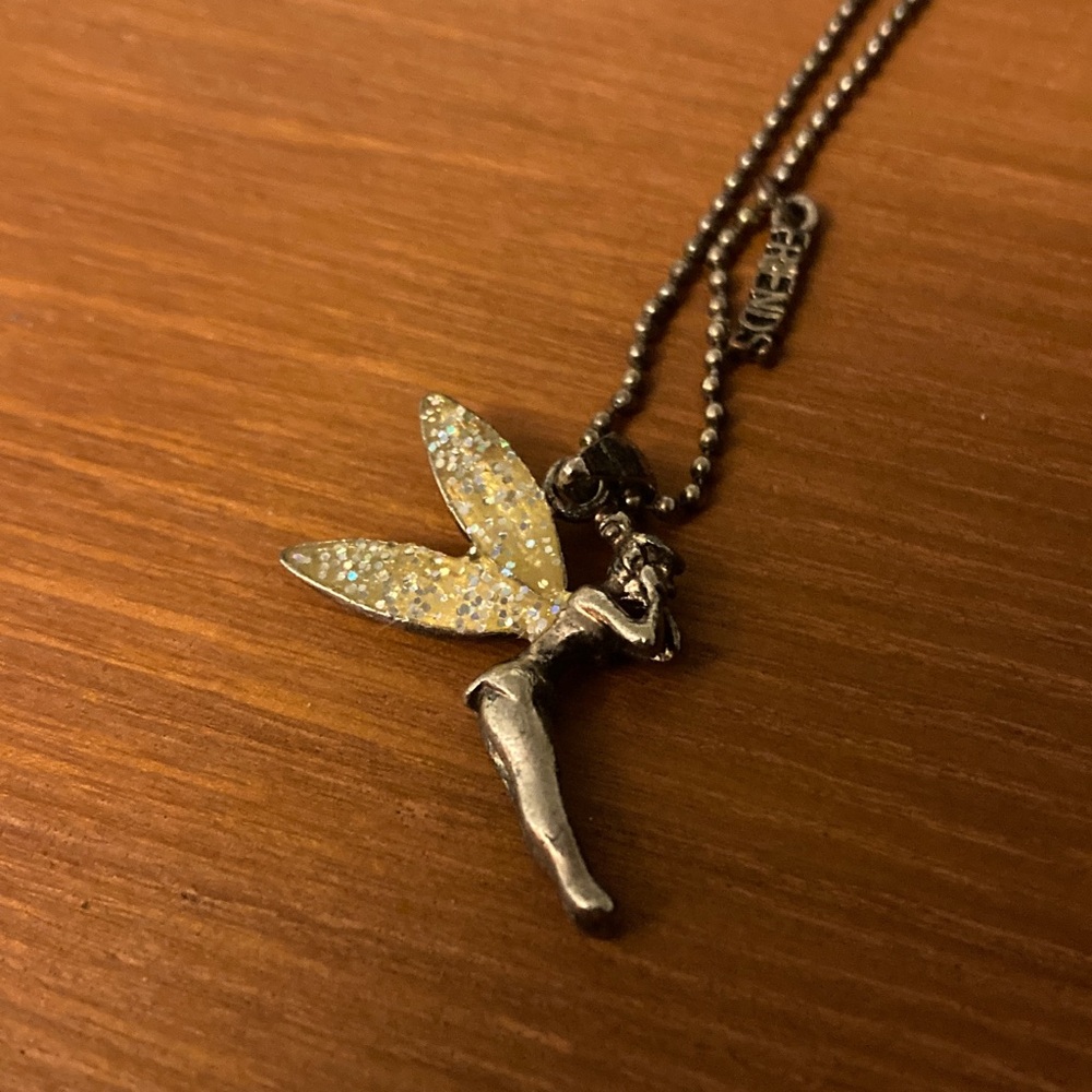 Disney Silver and Gold Fairy Necklace